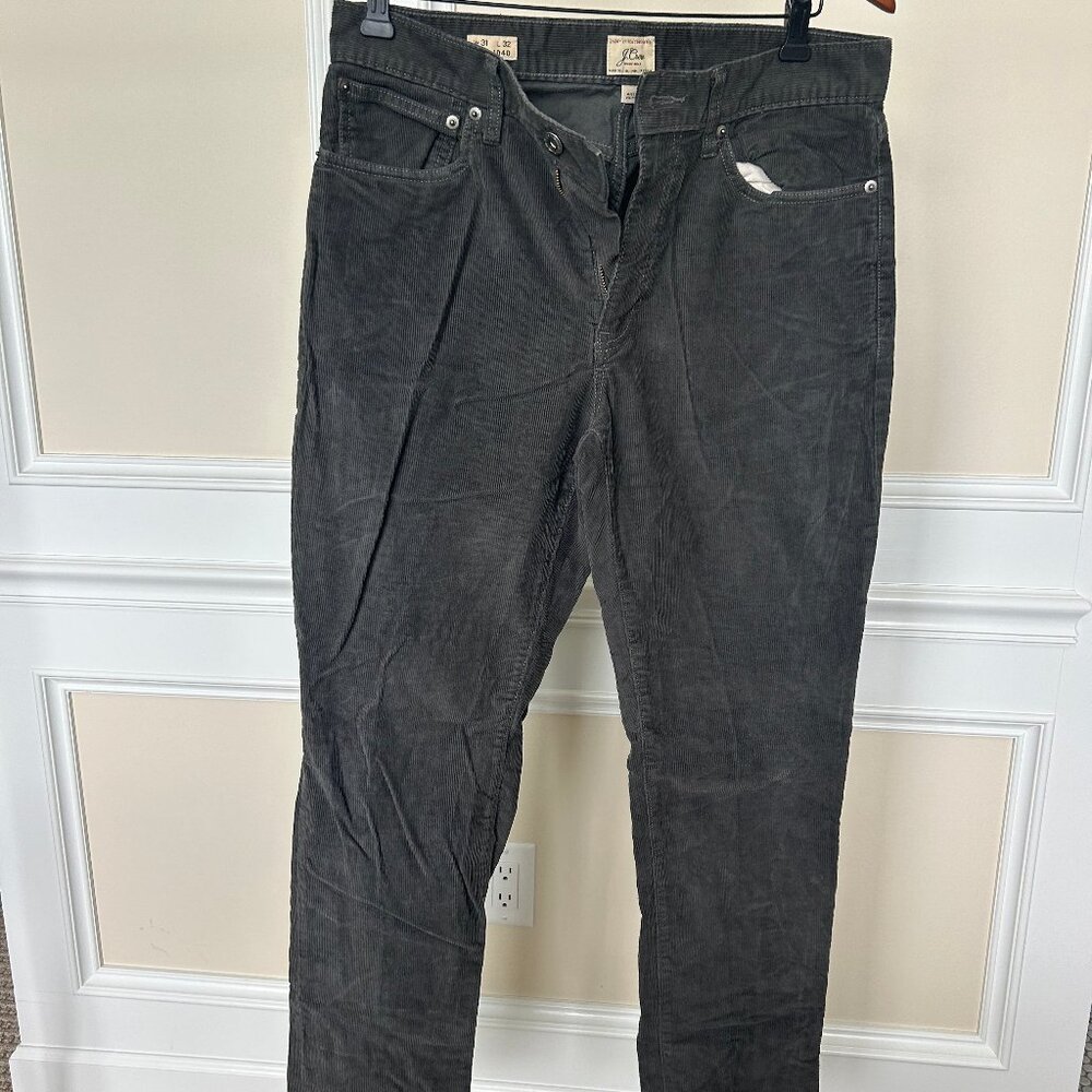 J.Crew Men's Gray Corduroy Pants 31 x 32